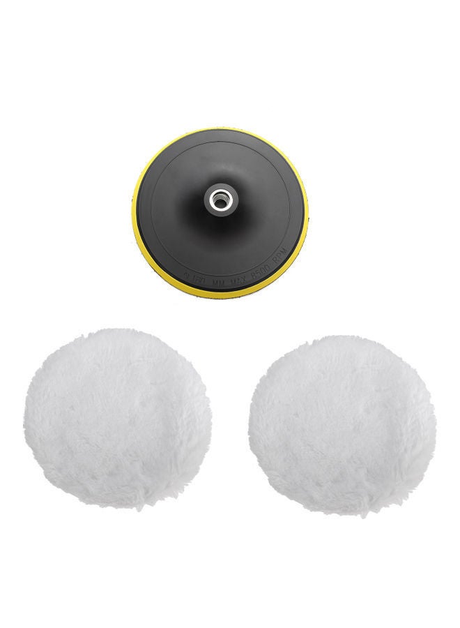 NIBEMINENT 3-Piece Wool Bonnet Polisher Set - Image 1