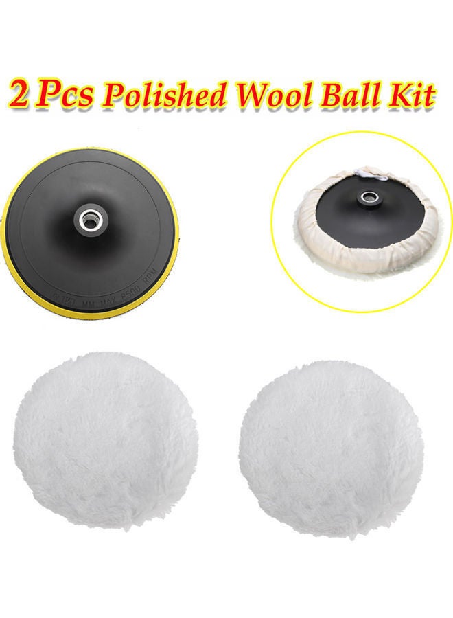 NIBEMINENT 3-Piece Wool Bonnet Polisher Set - Image 5