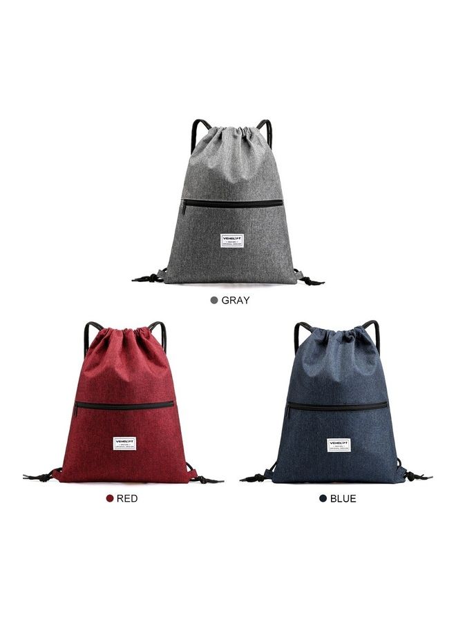 NIBEMINENT Gym Sack Drawstring Backpack Water-Resistant 43x33x1cm  - Image 2