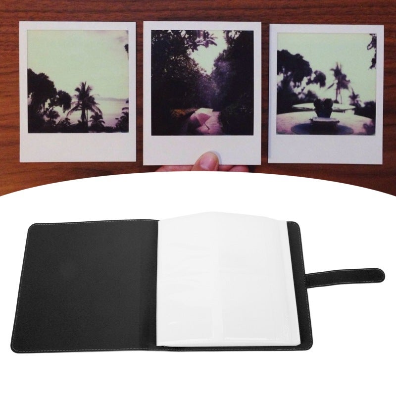Photo Album: 288 3 Inch Photos, 99% Transparent Pocket Pages, PU Leather Lock Design - Large Capacity Multifunction Album for Fujifilm Mini 12 11 Series Photos, Cards, Weddings, Graduations - Image 2