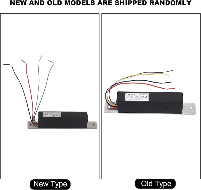 كلاراكو أقفال كهرومغناطيسية 12 فولت/24 فولت، قفل مغناطيسي كهربائي من الألومنيوم بباب واحد مع إشارة تحكم في الوصول للباب الزجاجي/الباب الخشبي - Image 4