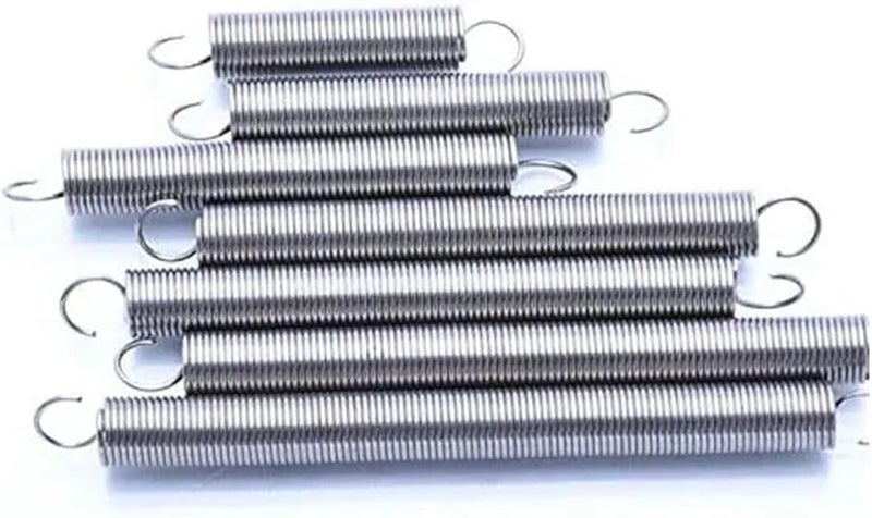 304 Stainless Steel Extension Spring 220mm 15mm S Hook Tension Spring - Image 4