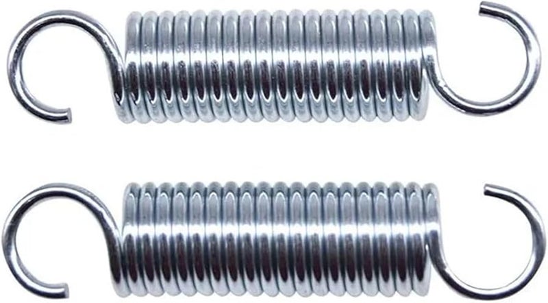304 Stainless Steel Extension Spring 220mm 15mm S Hook Tension Spring - Image 1