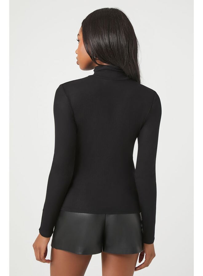 FOREVER 21 Turtleneck Long-Sleeve Top - Image 4