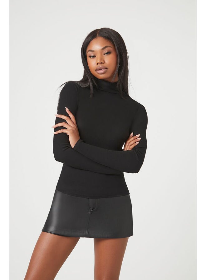 FOREVER 21 Turtleneck Long-Sleeve Top - Image 2