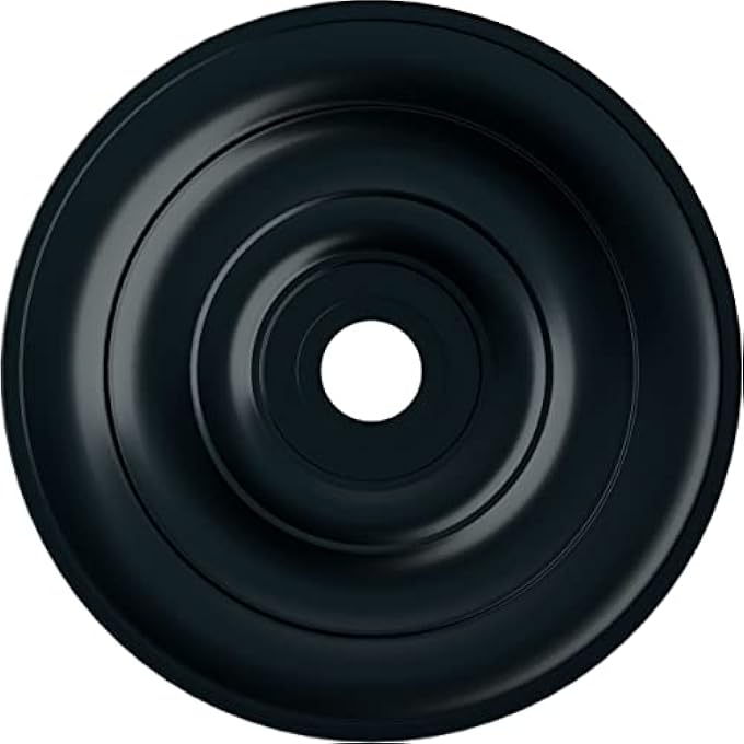 CM26JENSF JEFFERSON CEILING MEDALLION, 26 1/2"OD X 3 5/8"ID X 1 1/2"P (FITS CANOPIES UP TO 5"), HAND-PAINTED NIGHT SHADE - Image 2