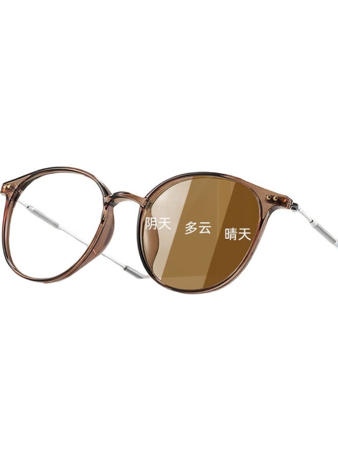 CAPONI Blue Light Blocking Glasses Women Anti-Radiation Plain Glasses Myopia Ultra-Light Natural Face Korean Style Small Frame Trendy - Image 2