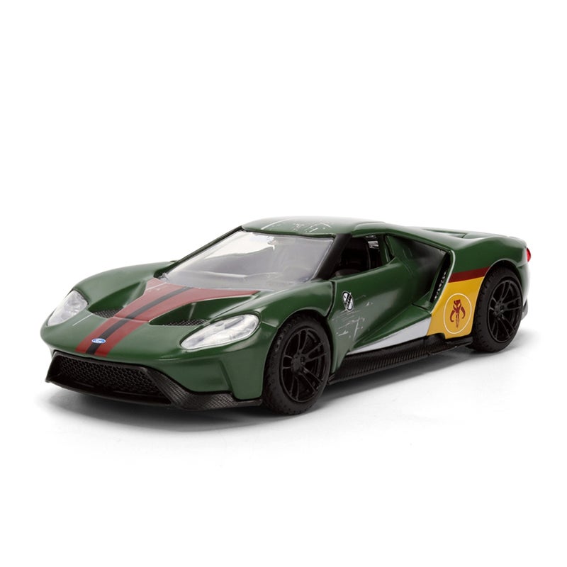 Jada Star Wars Boba Fett 2017 Ford GT Die-cast Car (1:32, Green/Yellow) - Image 2