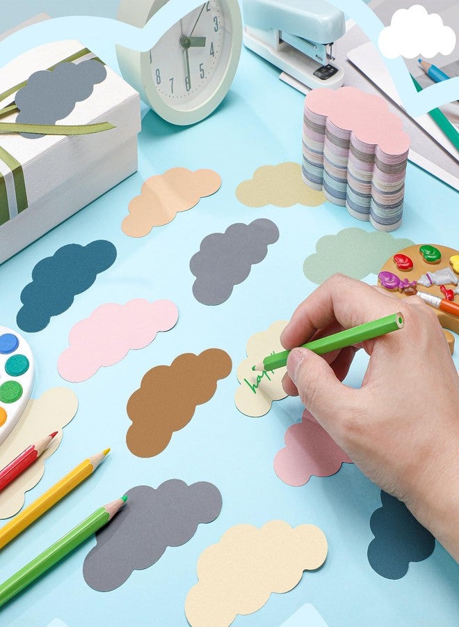 Yaomiao 360 Pcs Boho Cloud Cutouts Paper for Bulletin Board, 3.5 Inch - Image 3