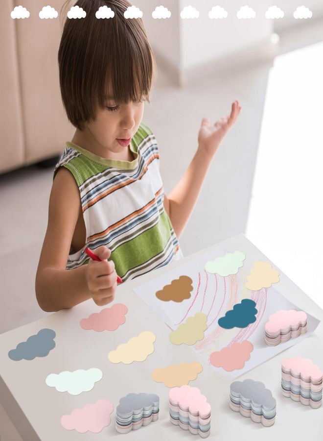 Yaomiao 360 Pcs Boho Cloud Cutouts Paper for Bulletin Board, 3.5 Inch - Image 5