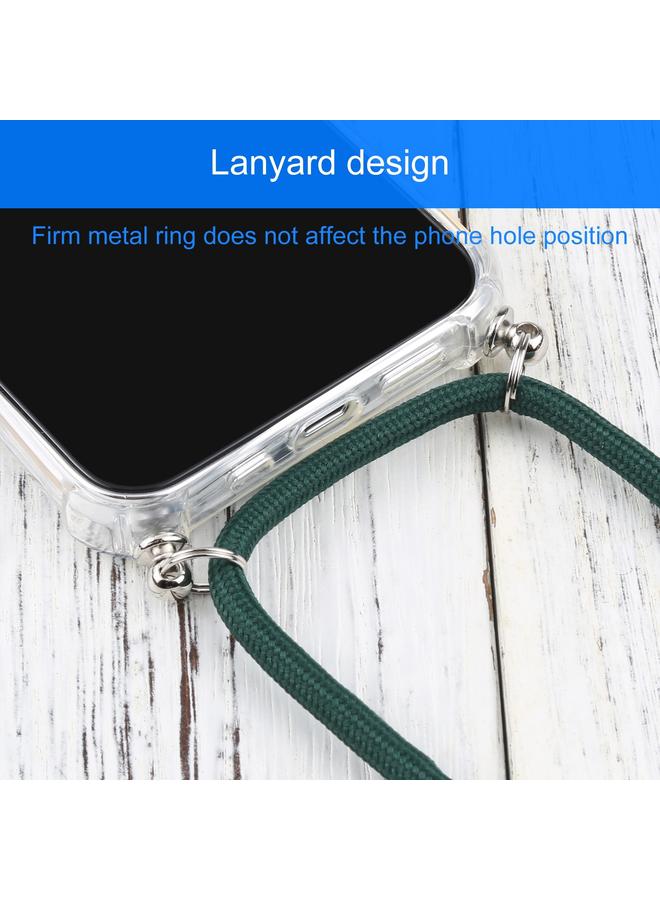 Zaboon Case For iPhone 13 Four-corner Shockproof Transparent TPU Protective Case with Lanyard - Image 5