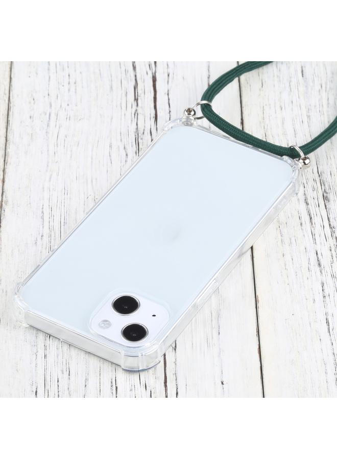 Zaboon Case For iPhone 13 Four-corner Shockproof Transparent TPU Protective Case with Lanyard - Image 4