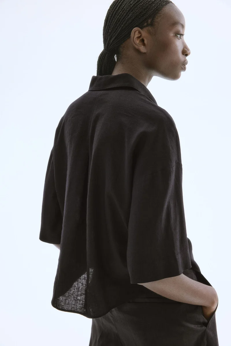 H&M Linen-blend shirt