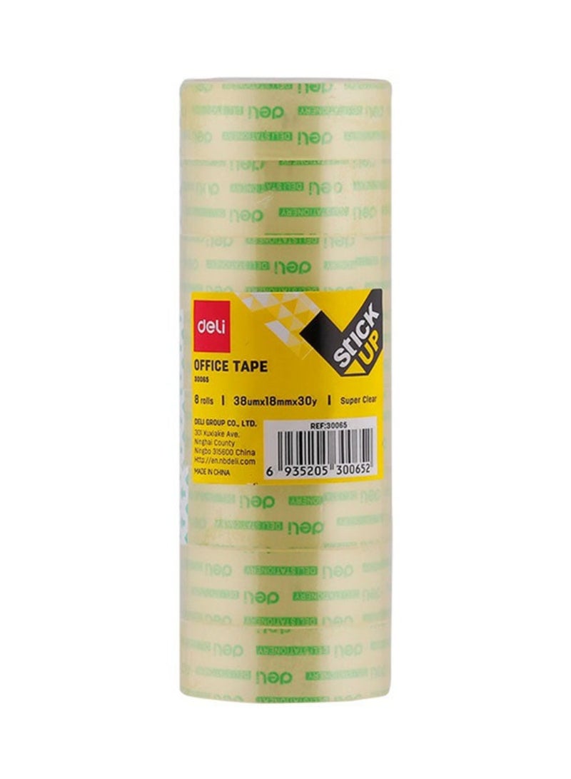 Deli 8 Piece Scotch Tape Multicolour