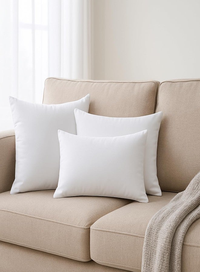 Calibrate Timing 4 Packs 12 x 20 Pillow Inserts, Hypoallergenic Lumbar Cushion Pillow Filler, Decorative Couch Pillows Stuffer 12 x 20 inches - Image 3