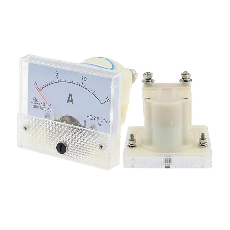 85L1 AC Analog Current Panel Meter 1A Mechanical Ammeter Gauge - Image 4