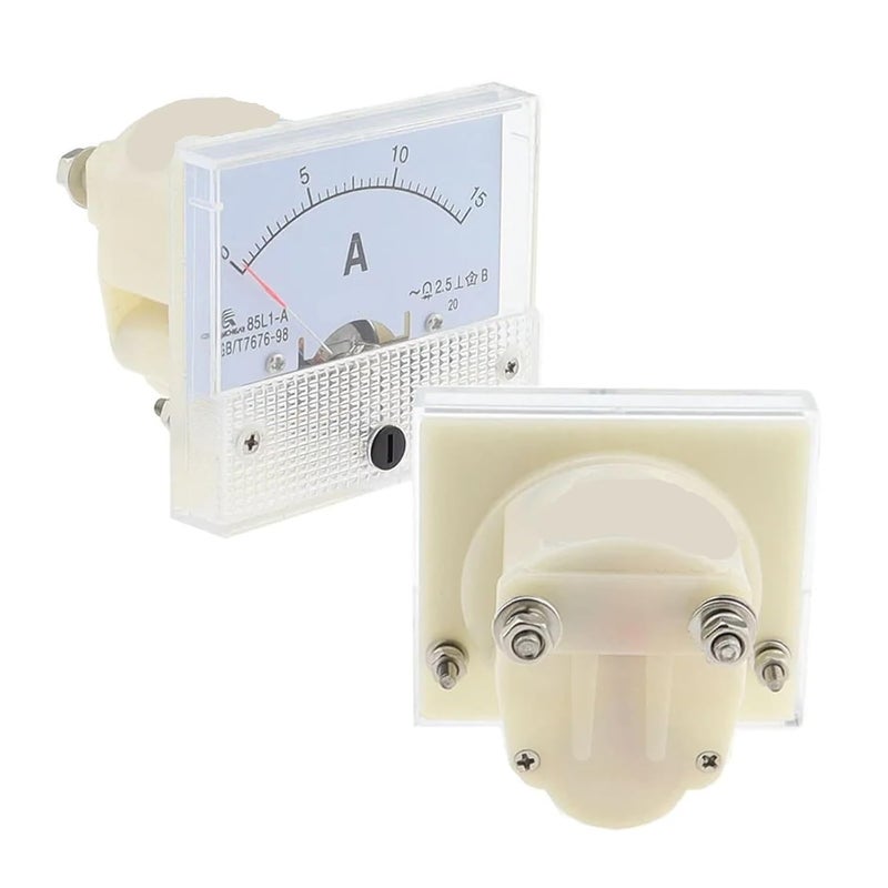 85L1 AC Analog Current Panel Meter 1A Mechanical Ammeter Gauge - Image 3