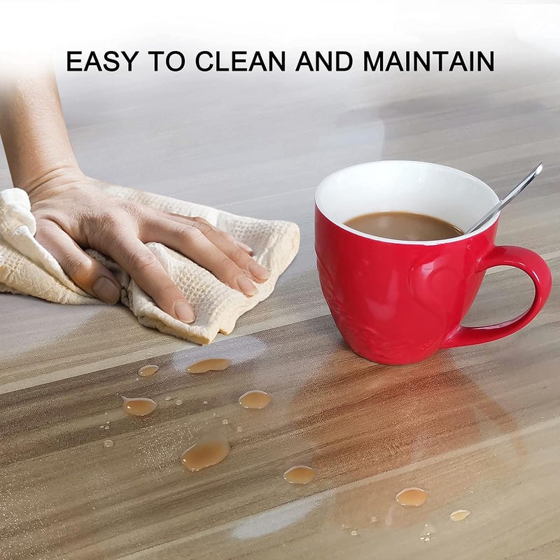 SHAREWIN Office Chair Mat for Hardwood Floor, 48"×36" Transparent Home Floor Protector Mat for Rolling Chairs, Anti-Slip Plastic Under Desk Computer Mats Easy Glide on Hard Floors, Rectangle - Image 4
