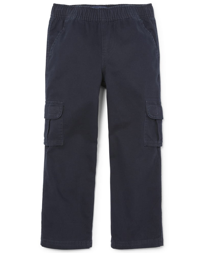 The Children's Place Boys Pull on Cargo Pants,New Navy Single,18H - Image 3