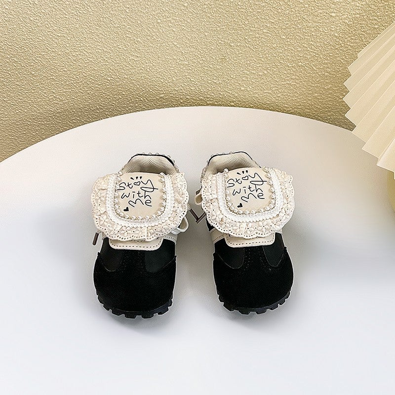 Autumn Girls Korean Style Sneakers Princess Shoes Soft Sole Casual Shoes Puff Shoes Children'S Dexun Shoes - Image 3