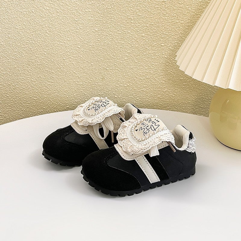 Autumn Girls Korean Style Sneakers Princess Shoes Soft Sole Casual Shoes Puff Shoes Children'S Dexun Shoes - Image 5