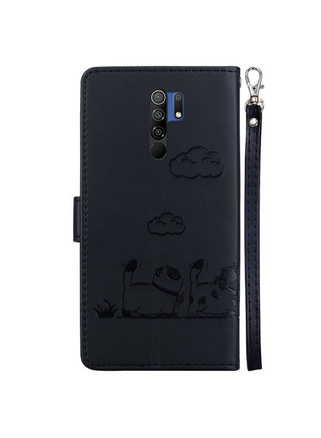 إيروريكس جراب هاتف Xiaomi Poco M2 من الجلد بتصميم قطط لطيفة بتقنية RFID - Image 3