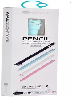 Coteetci COTEetCI Stylus Pen for Tablet, Silicone Cover, Kitty Cartoon Pen Case Sleeve for Apple Pencil 1 - Turquoise 