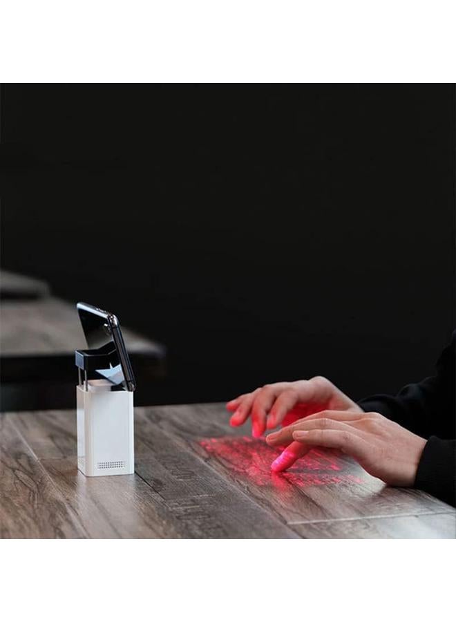 Keyboard Projector Bluetooth Wireless Projection Virtual Keyboard Portable Full Size Keypad Bluetooth Virtual Keyboard Computer Accessories Projection Keyboard For Iphone Holographic Keybo