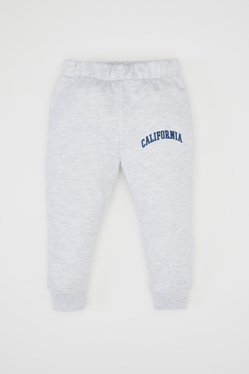 DeFacto Baby Boy Regular Fit Printed Sweatshirt Fabric Trousers  - Image 1