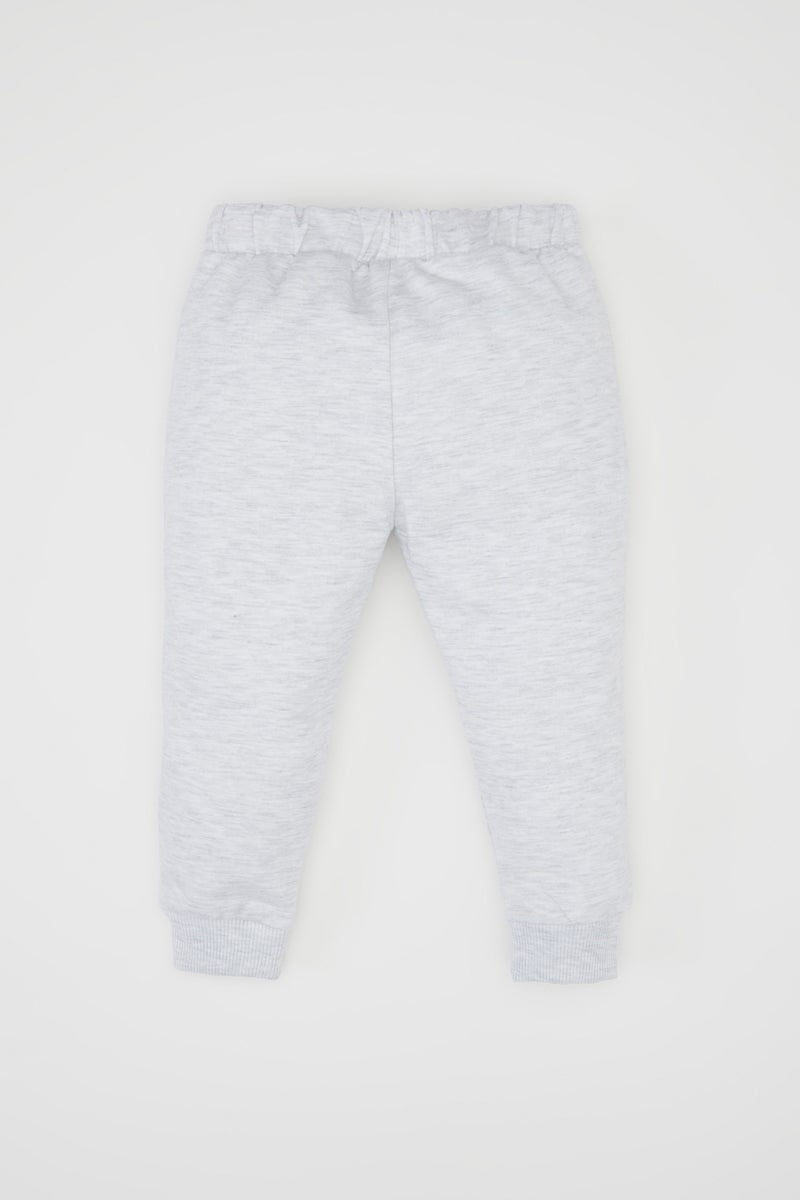 DeFacto Baby Boy Regular Fit Printed Sweatshirt Fabric Trousers  - Image 3