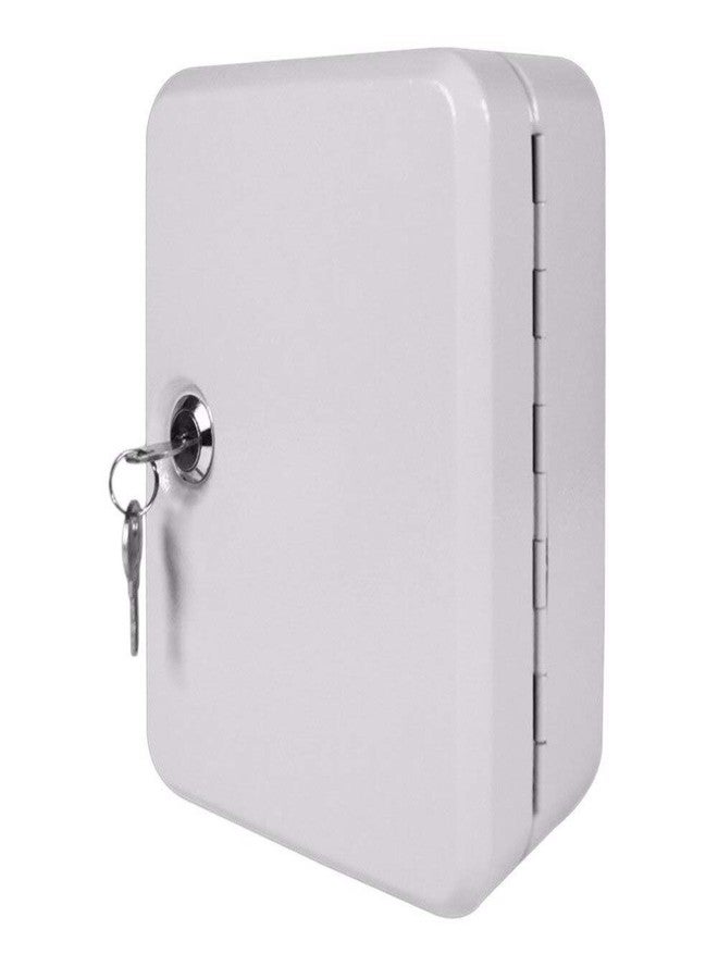 GALV Key Cabinet Lock Box Key Boxes,Combination Key Cabinet,Key Boxes Wall Mounted,Safe Storage of Keys at Home Or Office (Metal, Creem Color) - Image 1