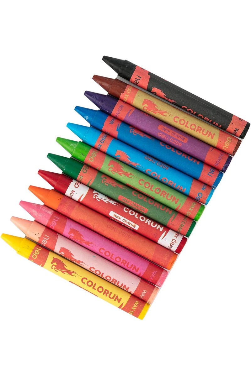 Deli Wax Crayon - 12 Colors (Multicolor) - Image 3
