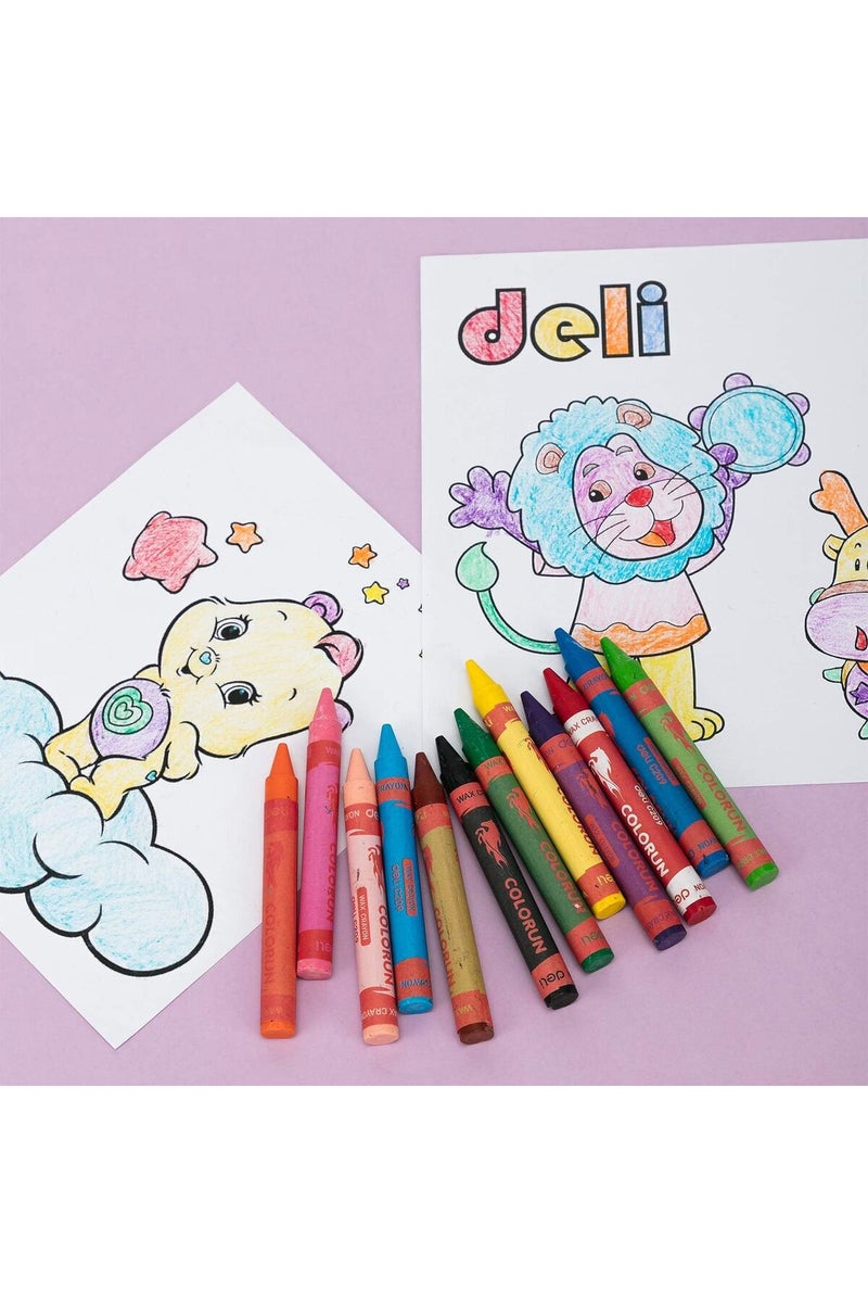 Deli Wax Crayon - 12 Colors (Multicolor) - Image 5