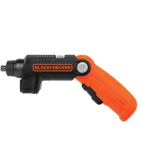 BLACK+DECKER 4V MAX* Cordless Screwdriver with LED Light (BDCSFL20C) - Image 3