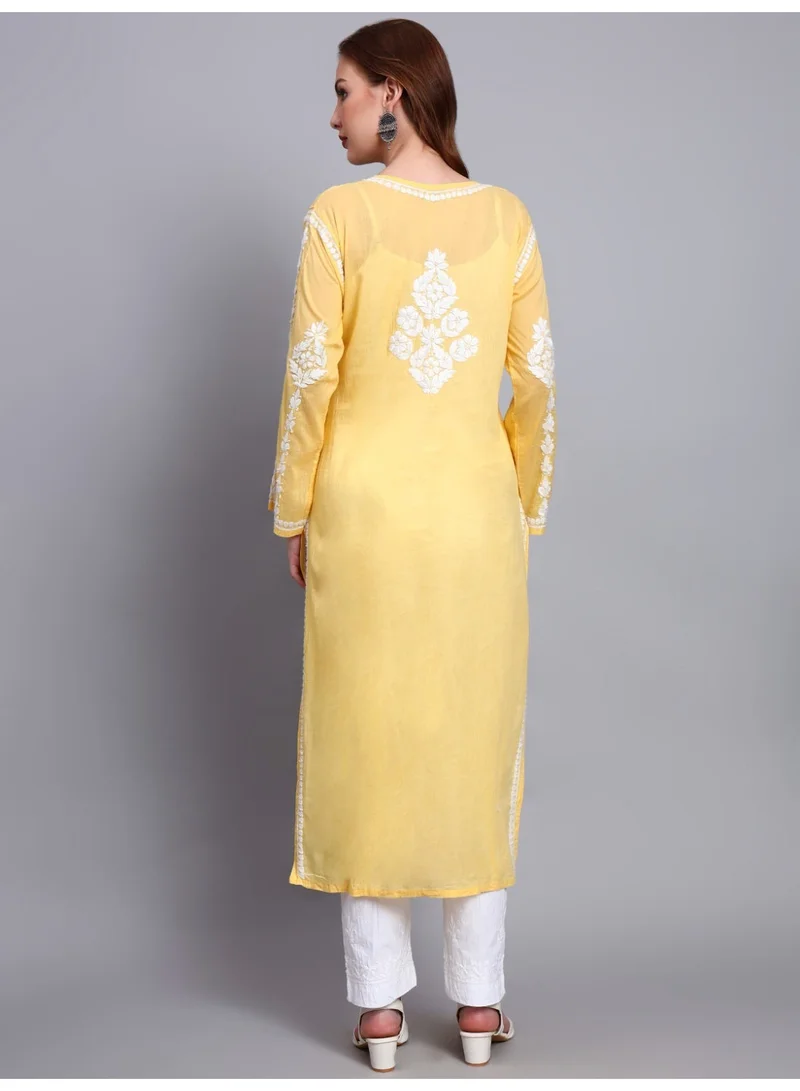 الايا كورتي نسائي مطرز يدوياً شكنكاري من القطن - AL3723