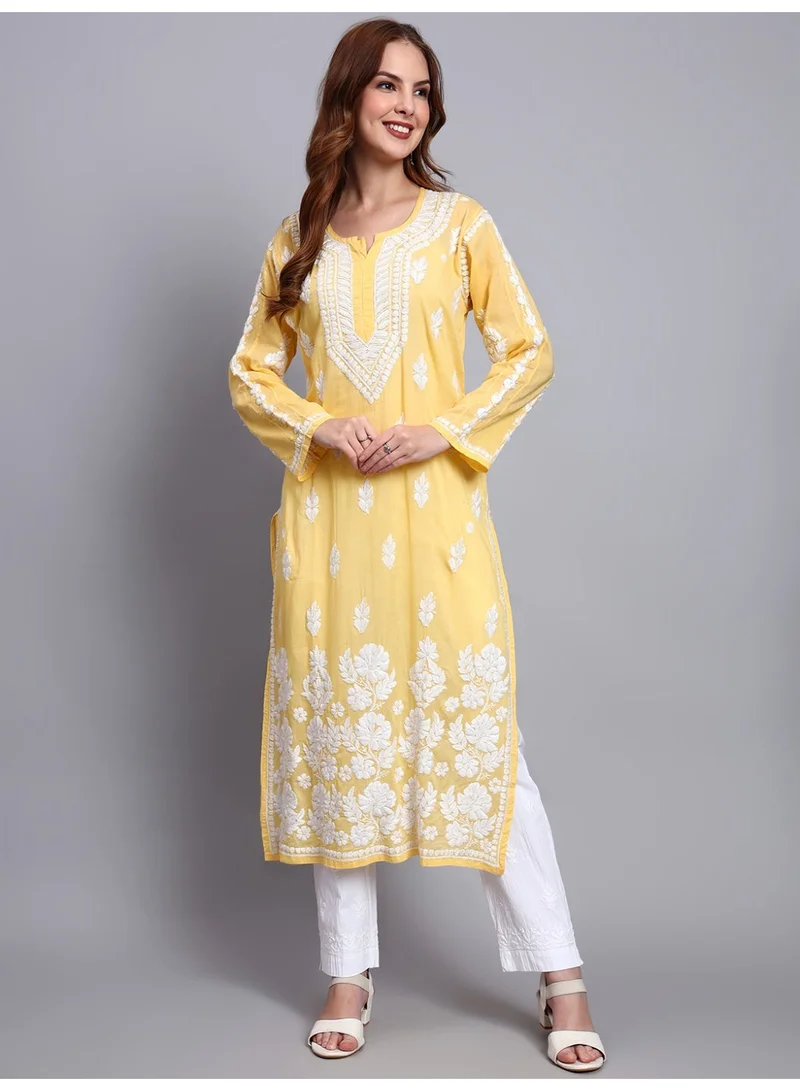 الايا كورتي نسائي مطرز يدوياً شكنكاري من القطن - AL3723