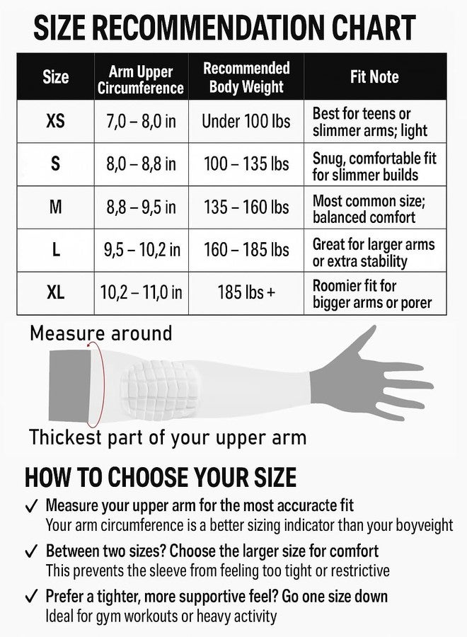AceList 2 Pcs Shield Shape Crash Proof Elbow Pads Arm Sleeve Compression Shin Pads Brace Protector Gear for Volleyball, Basketball, Football & All Contact Sports, White S - Image 2