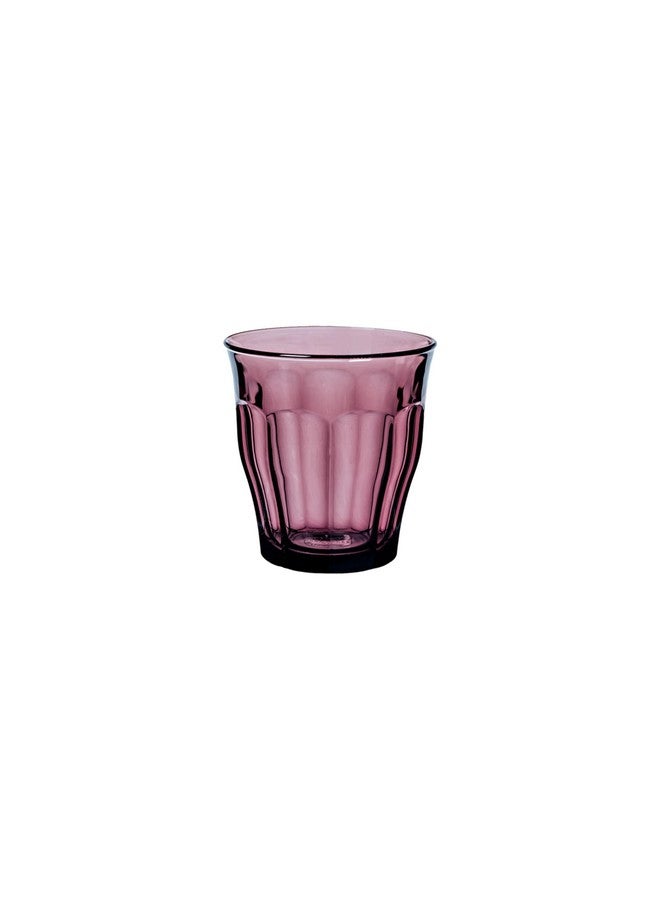 Duralex® France Picardie Plum, 250ml Set of 4, Tempered Glass Tumblers | Durable, 3X Stronger, Dishwasher/Microwave-Safe | Whiskey, Water, Juice Glasses | Ultra-Scratch Resistant - Image 1