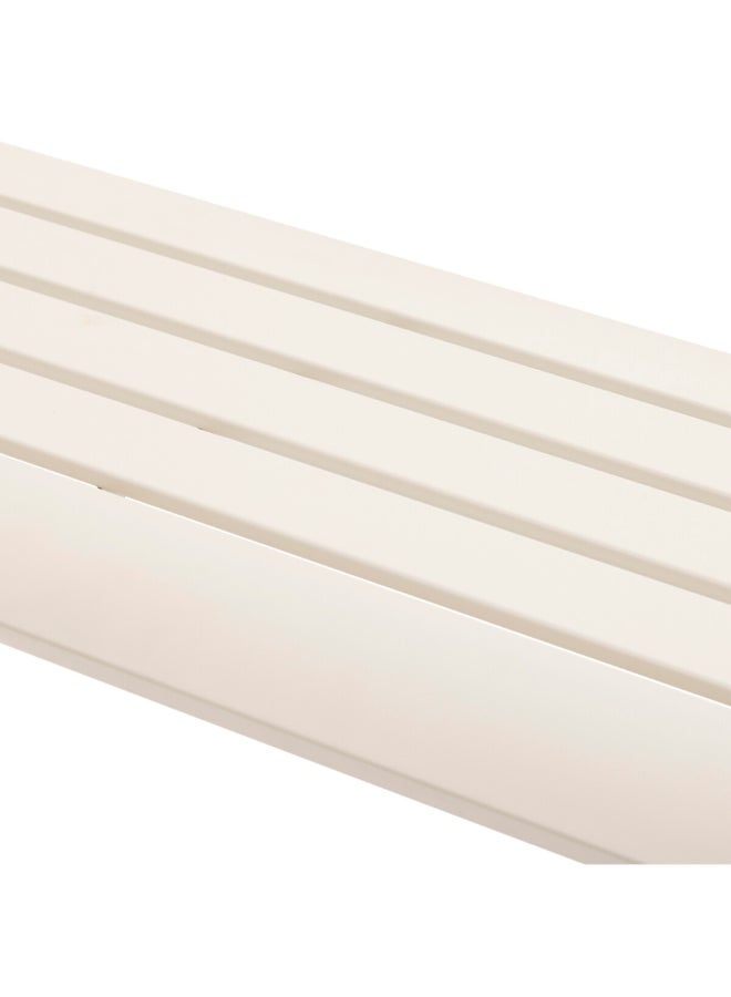 Hesperide Drilia 2-Seater Epoxy-Treated Steel Balcony Bench Clay 85 x 75 x 111 cm 205091A - Image 2