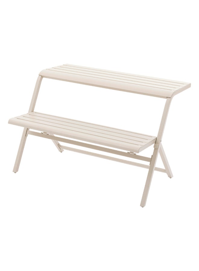 Hesperide Drilia 2-Seater Epoxy-Treated Steel Balcony Bench Clay 85 x 75 x 111 cm 205091A - Image 1