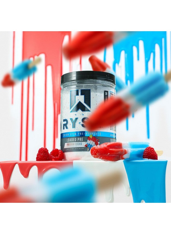 RYSE Up Supplements Ryse Loaded Pre Workout Powder - Freedom Rocks - Daily Pre-Workout for Men & Women with 390mg Caffeine, Beta Alanine, and Citrulline for Pump, Focus, and Energy - 30 Servings - Image 5