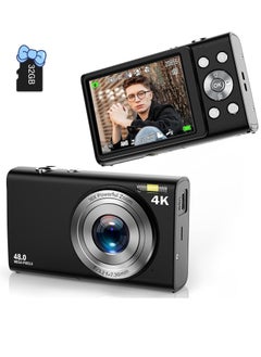 Generic Digital Camera, Autofocus UHD 4K Vlogging Camera with 32GB Card, 48MP 16X Digital Zoom Digital Camera  - Image 1