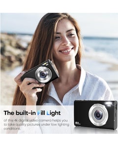 Generic Digital Camera, Autofocus UHD 4K Vlogging Camera with 32GB Card, 48MP 16X Digital Zoom Digital Camera  - Image 5