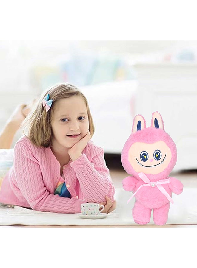 Toyland دمية لابوبو المحشوة 25 سم، دمية لابوبو الكرتونية الفاخرة الناعمة للأطفال من عمر 3 سنوات وما فوق، وردية - Image 2