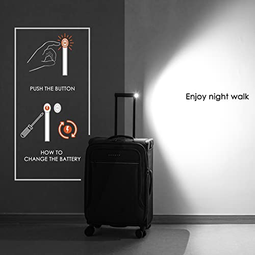 Verage Toledo Carry On Luggage Softside Expandable Suitcase with Spinner Wheel (20-Inch, Black) - Image 3