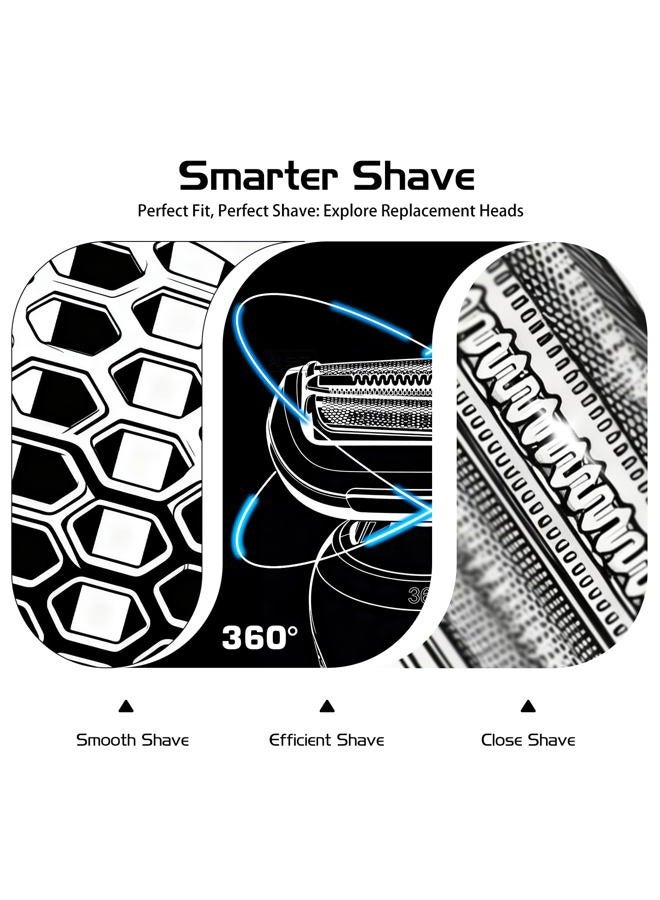 Pinkind Brown Replacement Blade Series 7 Series 73S F/C73S Shaver Replacement Blade Series 7 70B1000s 70B1200s 70N1000s 70N1200s 70N4300cs Electric Shaver Replacement Shaver Razor Head (Set of 2) - Image 2