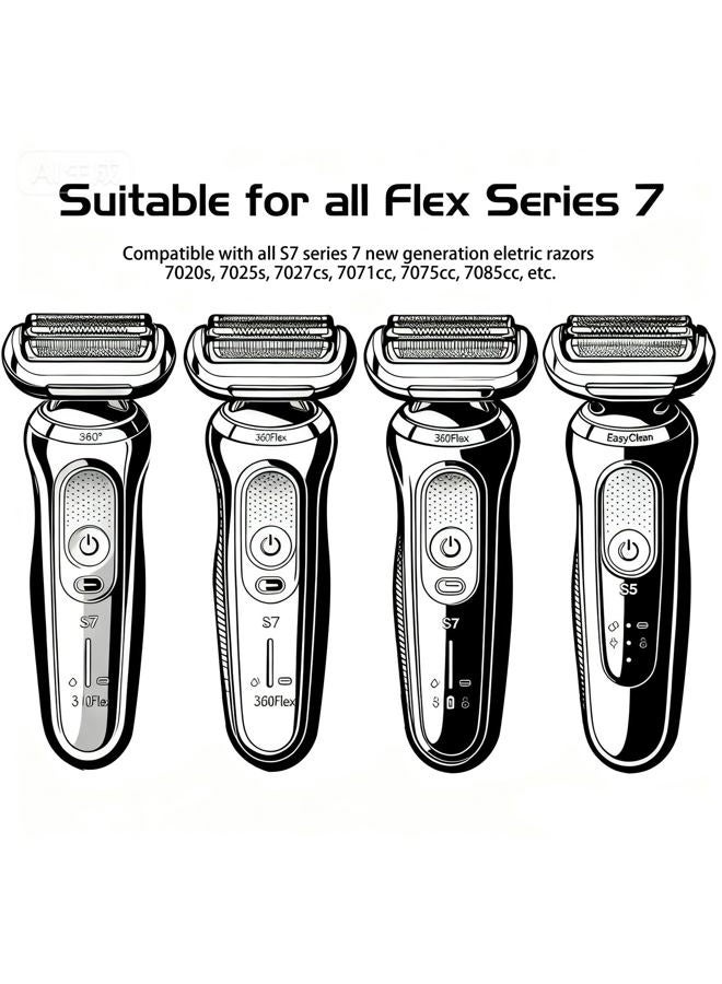 Pinkind Brown Replacement Blade Series 7 Series 73S F/C73S Shaver Replacement Blade Series 7 70B1000s 70B1200s 70N1000s 70N1200s 70N4300cs Electric Shaver Replacement Shaver Razor Head (Set of 2) - Image 5