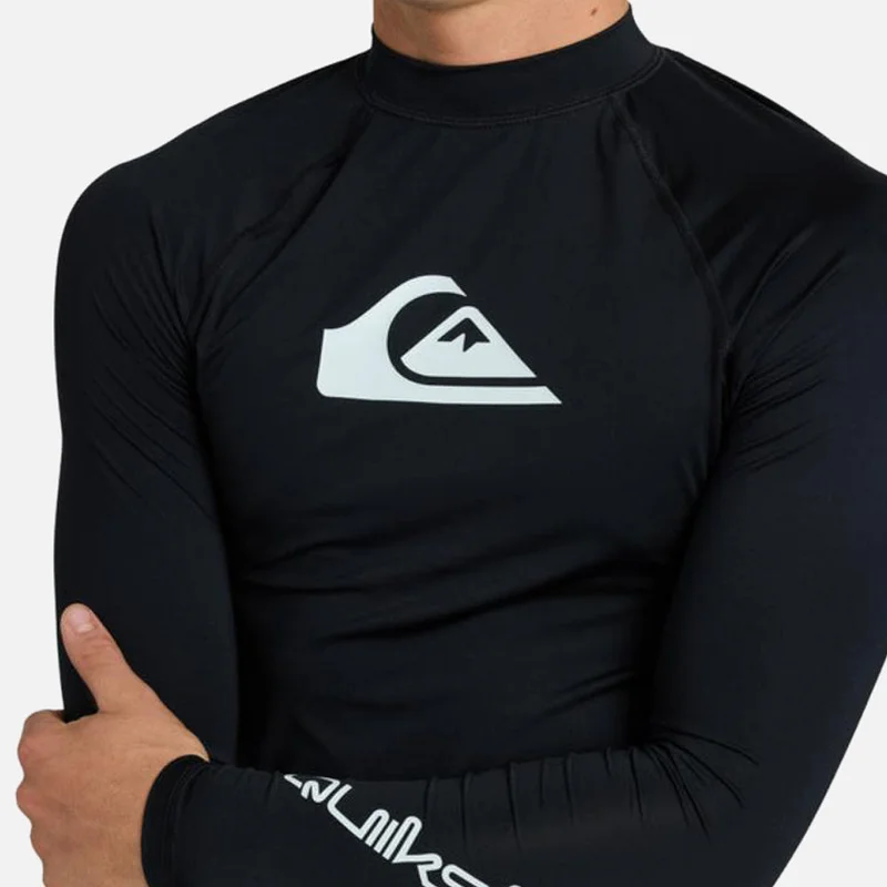 كويك سيلفر All Time Long Sleeve Rash Vest - Men