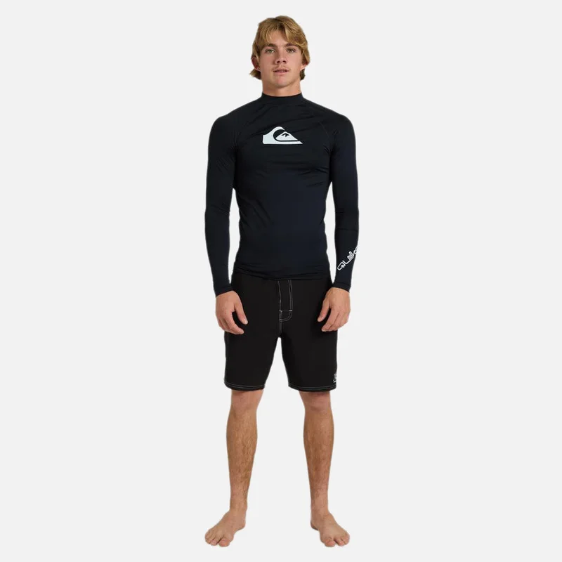 كويك سيلفر All Time Long Sleeve Rash Vest - Men