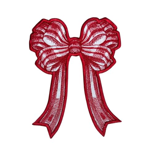 GARAAN - Machine Embroidered Applique, Embroidery Patch, Sew on Patches, DIY Projects, Charming Bow (Pack of 4) - Image 1